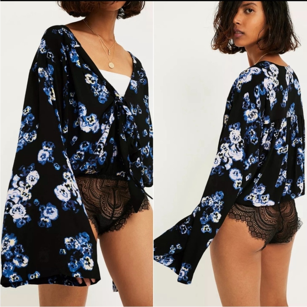 NWT Free People Intimately Forties Feels Bodysuit‎ Size L